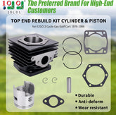 Top End Rebuild Kit,Cylinder & Piston Kit